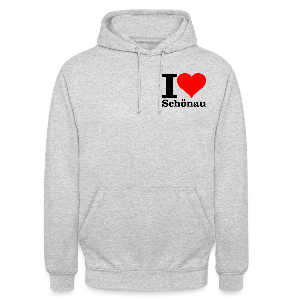 Unisex Hoodie - Hellgrau meliert