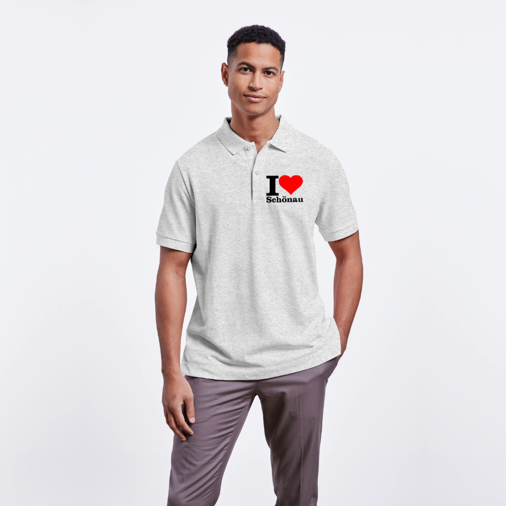 Stanley/Stella Unisex Bio-Poloshirt PREPSTER - Weiß meliert