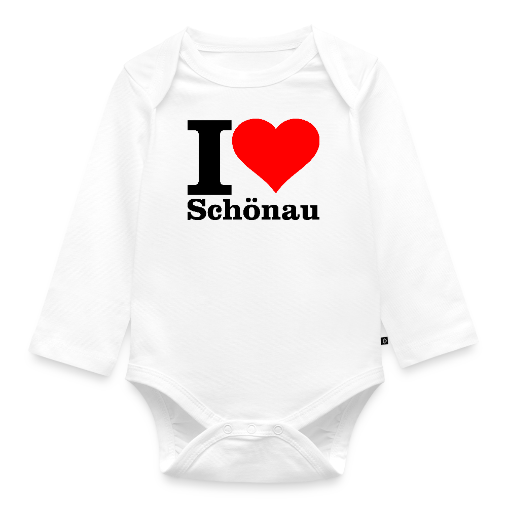 Baby Bio-Langarm-Body - Weiß