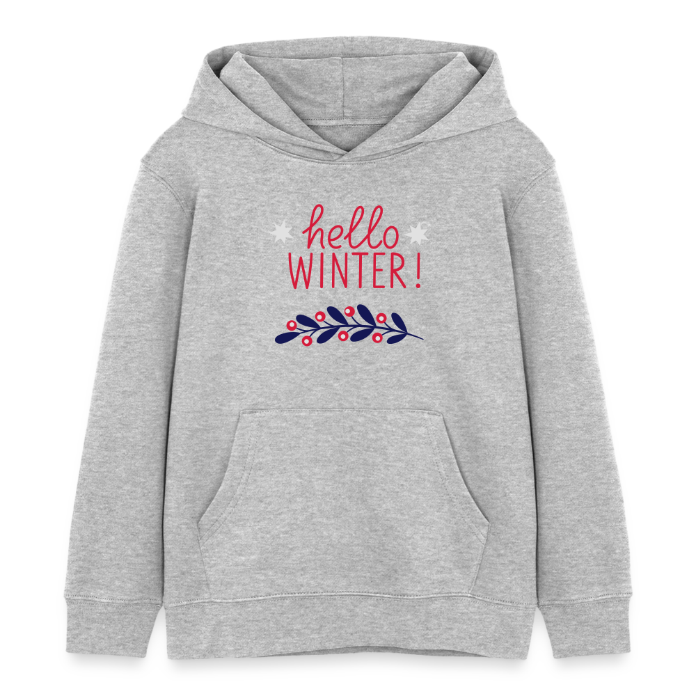 Stanley/Stella Kinder Bio-Hoodie Mini Cruiser - Grau meliert