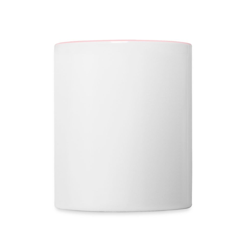 Tasse zweifarbig - Weiß/Pink