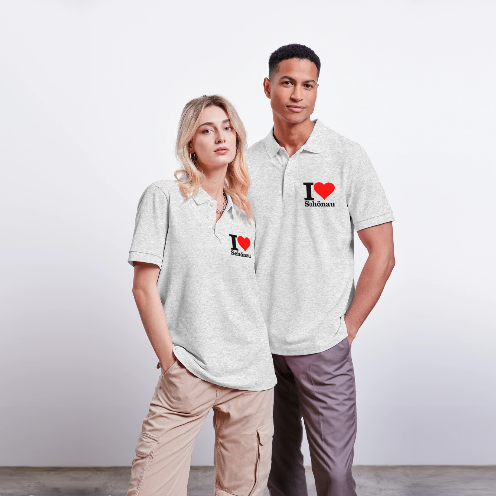 Stanley/Stella Unisex Bio-Poloshirt PREPSTER - Weiß meliert