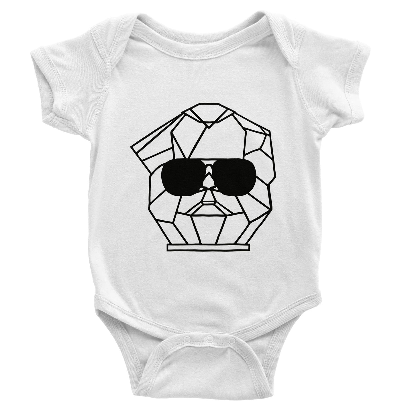 Klassischer kurzärmeliger Baby-Strampler