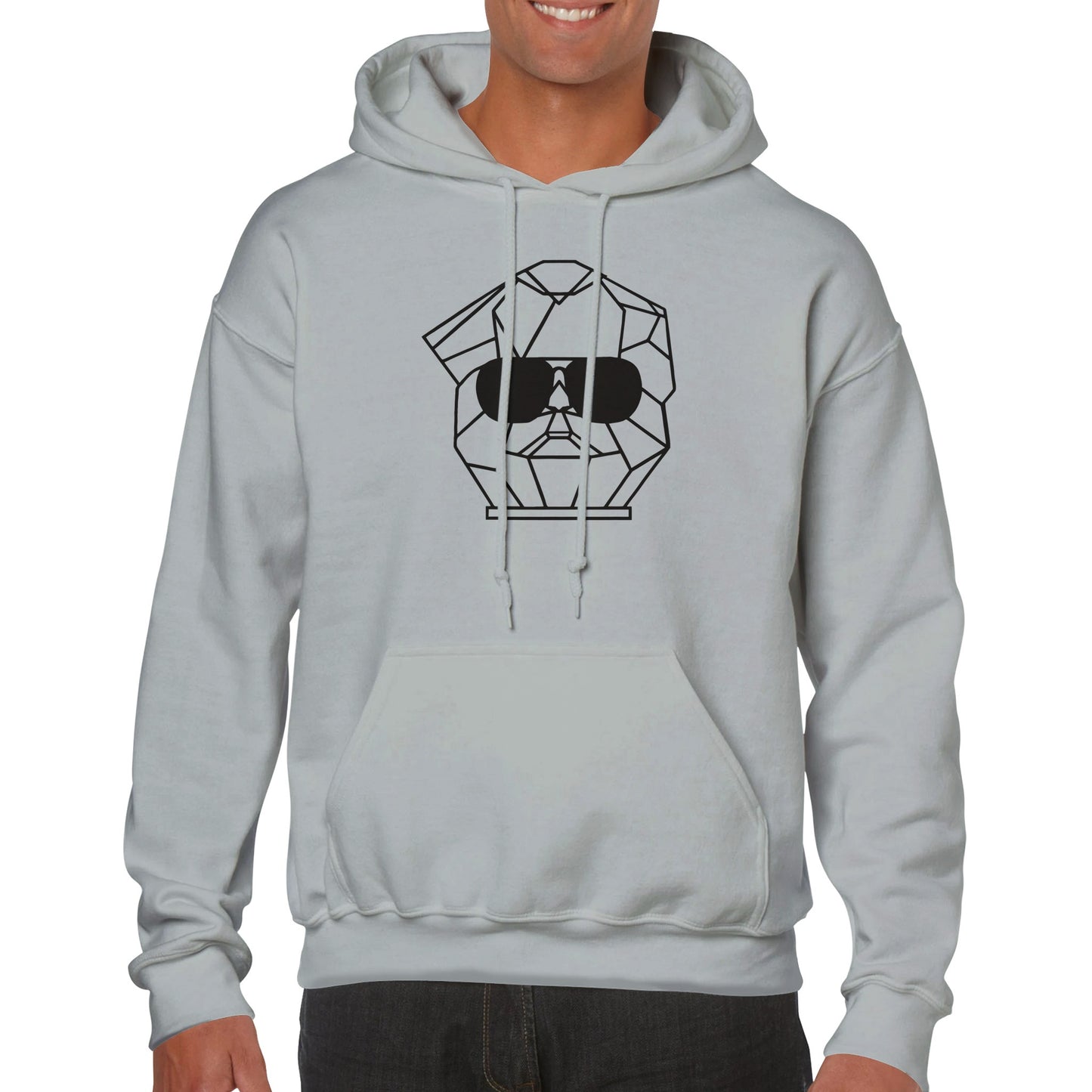 Klassischer Unisex Hoodie mit Karl-Marx-Aufdruck