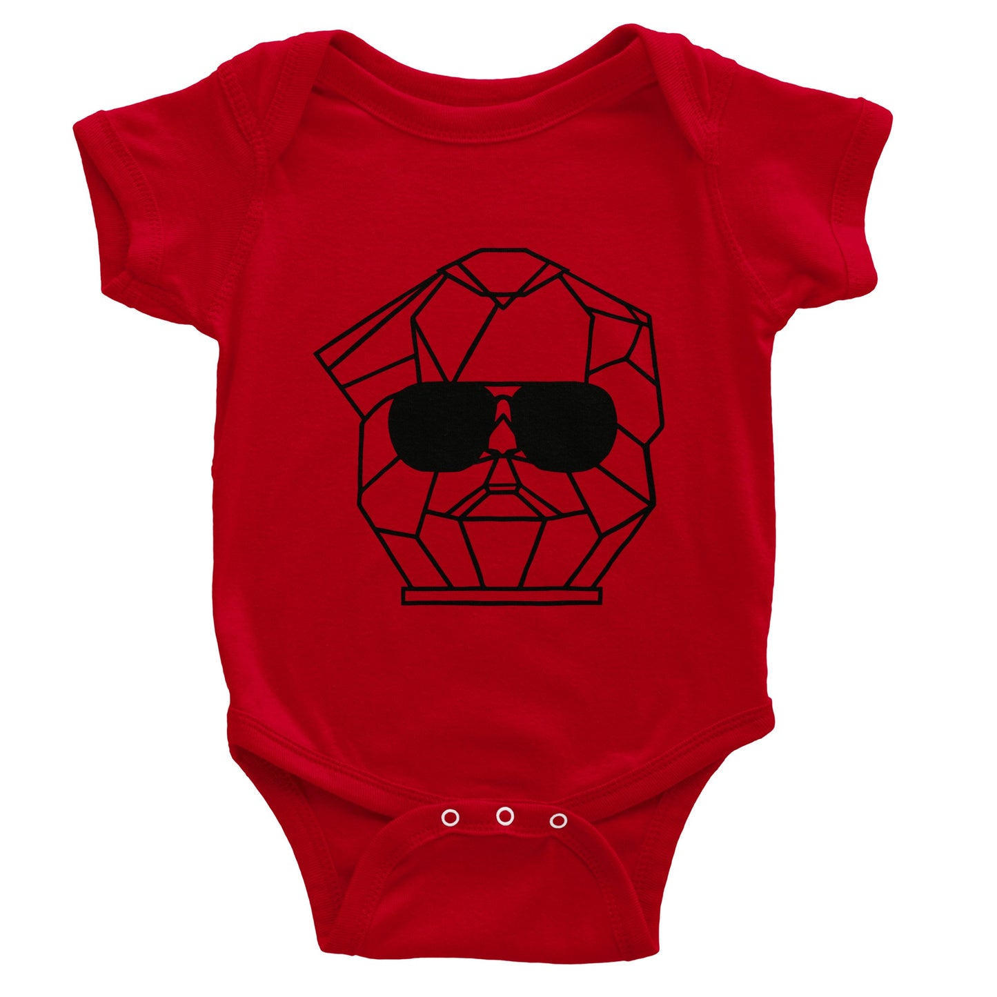Klassischer kurzärmeliger Baby-Strampler