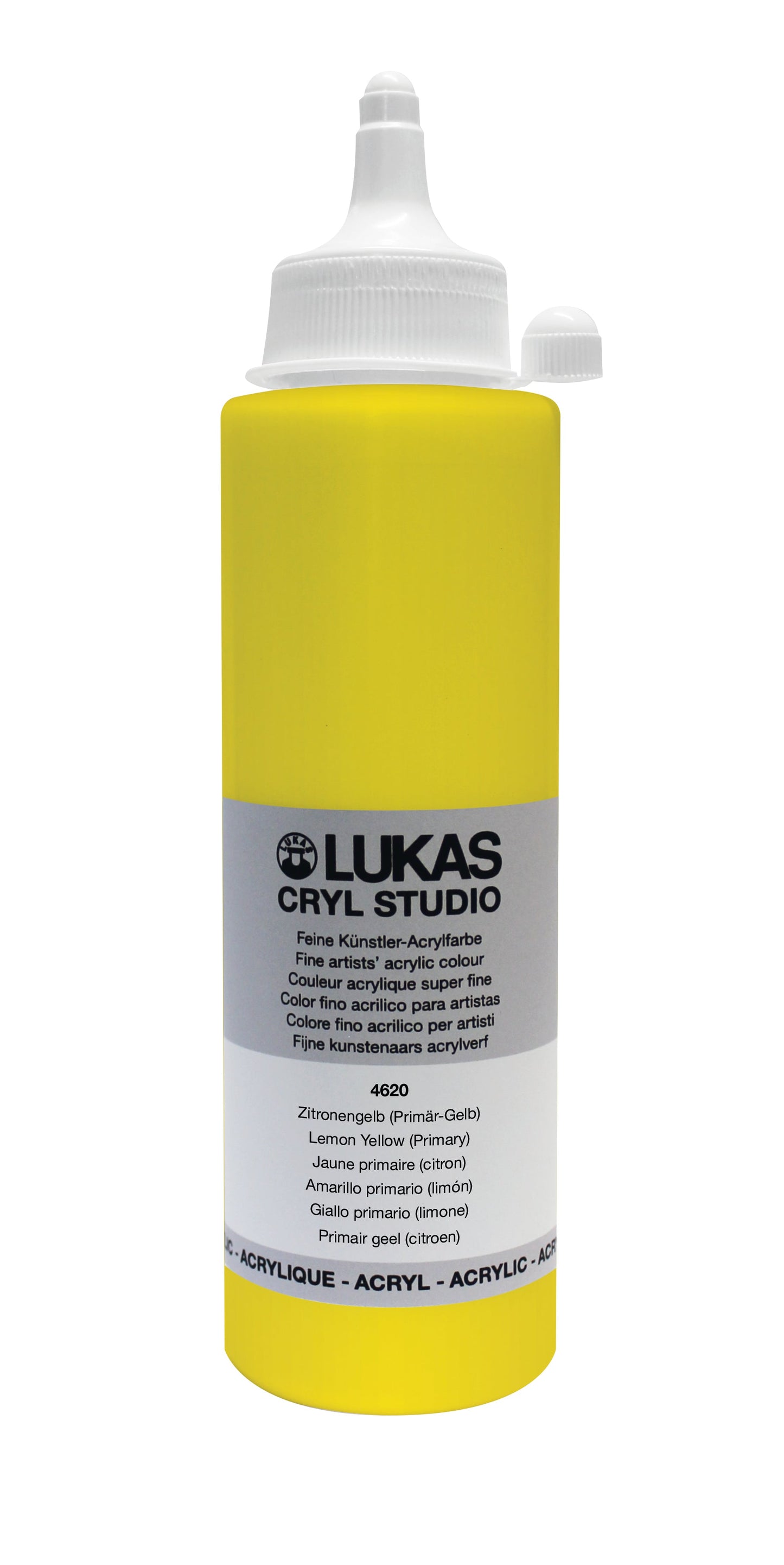 LUKAS CRYL Studio - 4620 Zitronengelb (Primär-Gelb) (125/250/500ml)