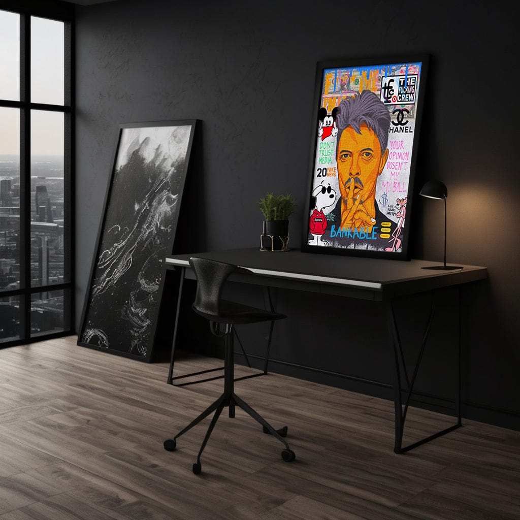 Andy Bowie - Leinwandbild Pop Art