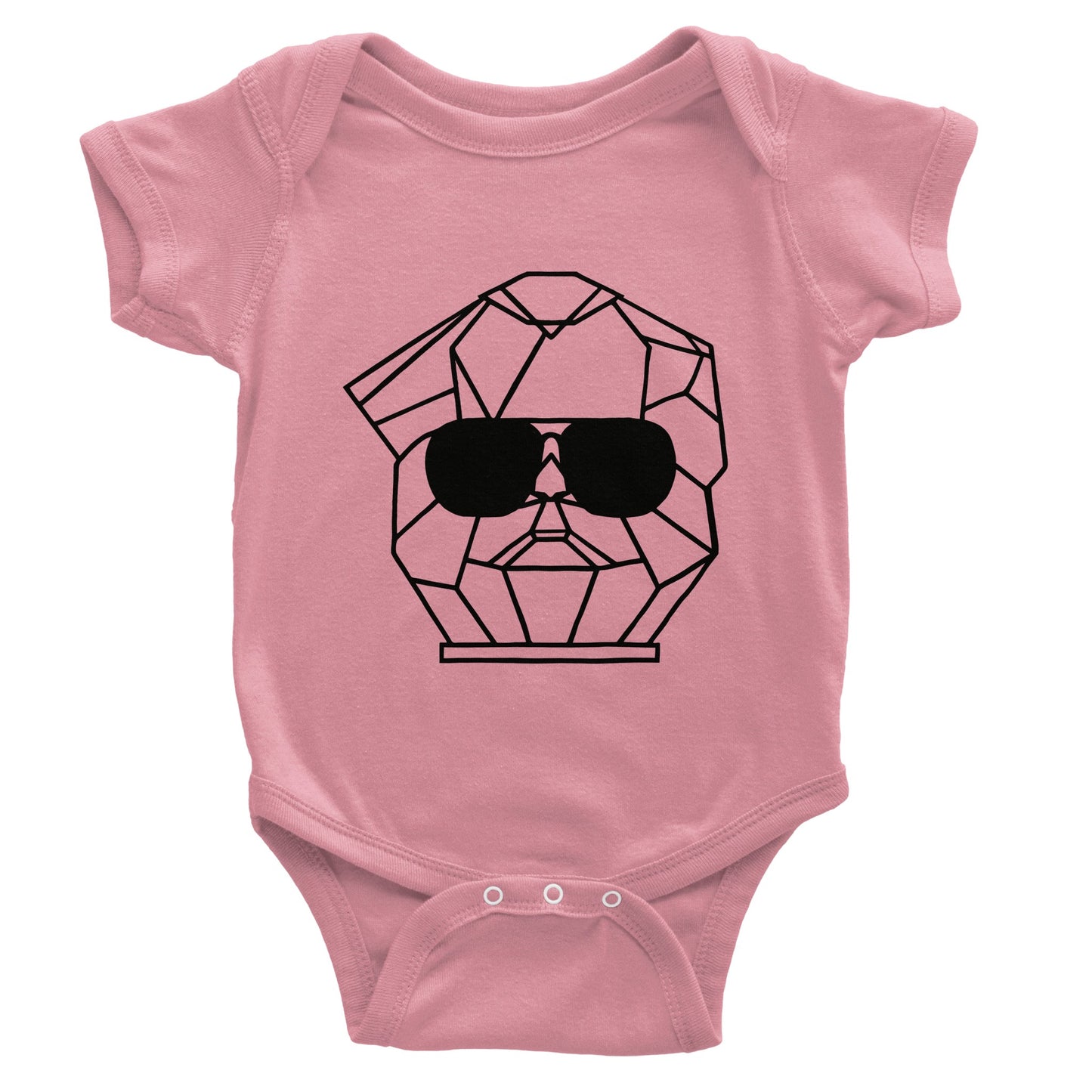 Klassischer kurzärmeliger Baby-Strampler