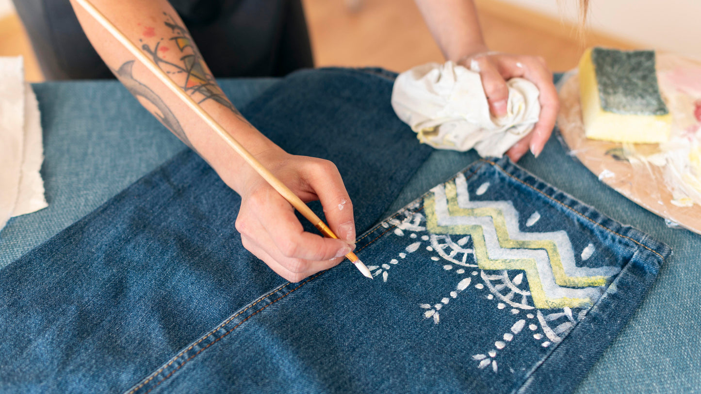 Jeansjacken-Upcycling