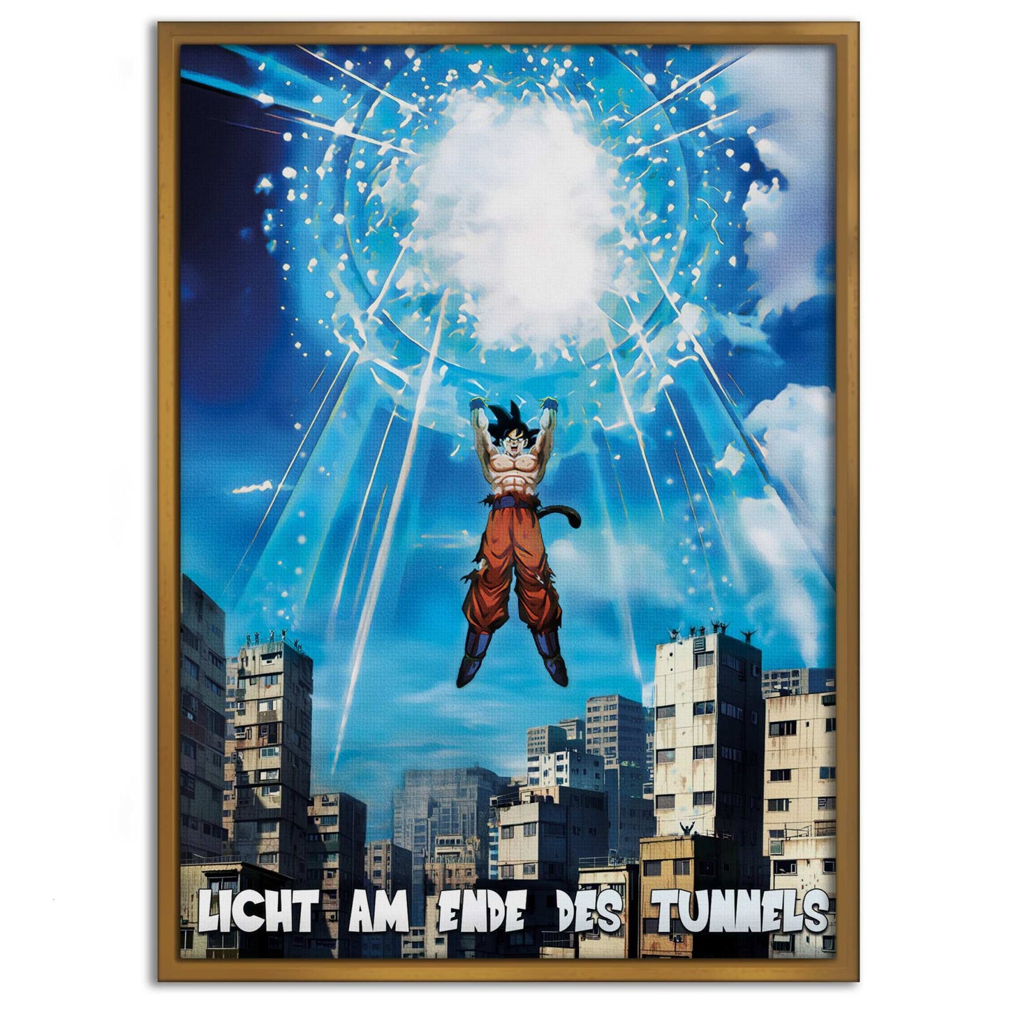 Ghetto Genkidama x SHADOW030 - Dragon Ball - Anime Leinwandbild