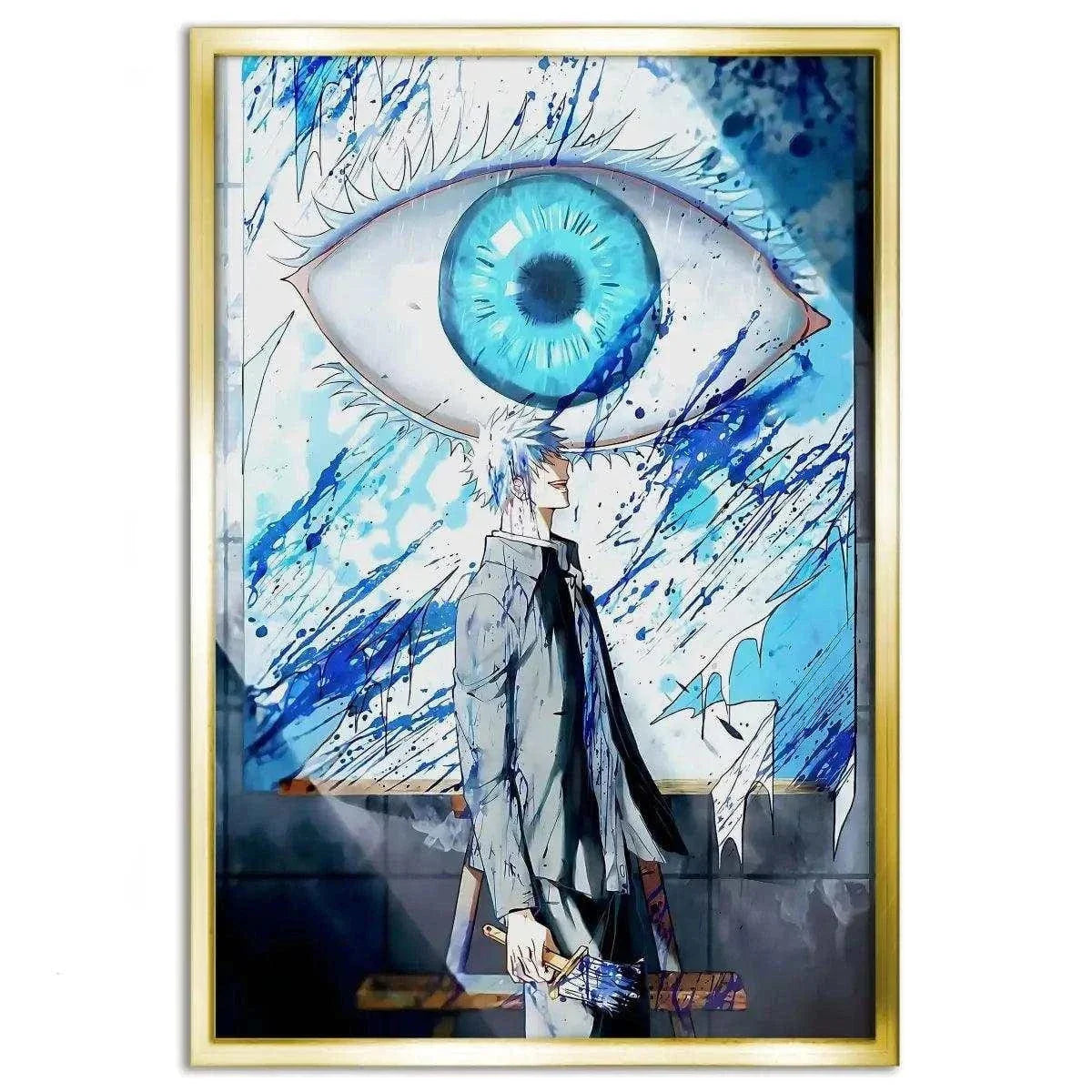 Gojo's Blue Eyes - Jujutsu Kaisen - Anime Leinwandbild