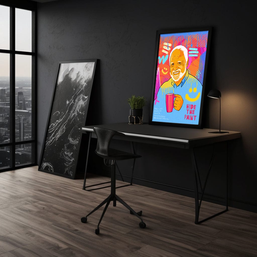 Harold Meme - Leinwandbild Pop Art