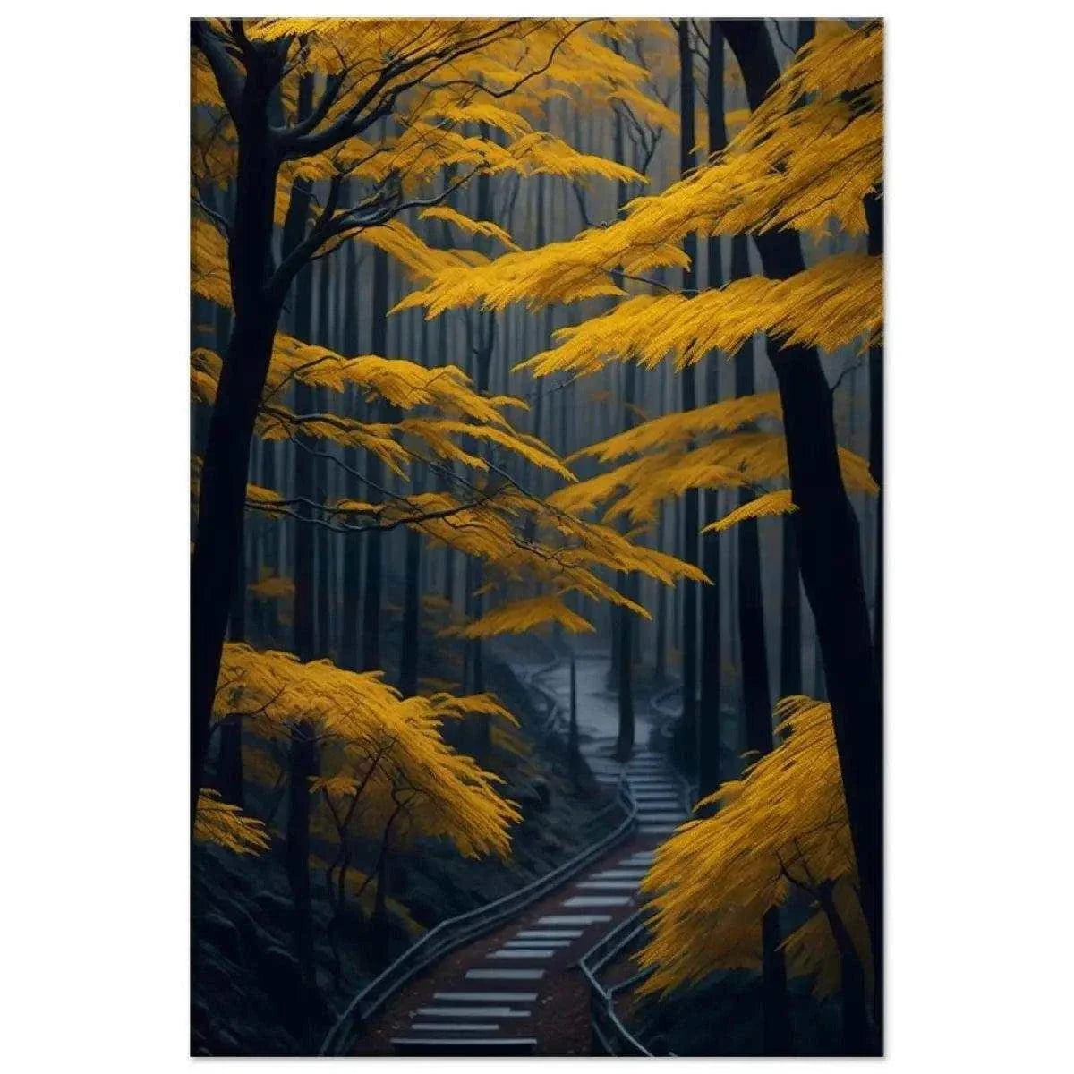 Japan autumn - Leinwandbild Japanisch
