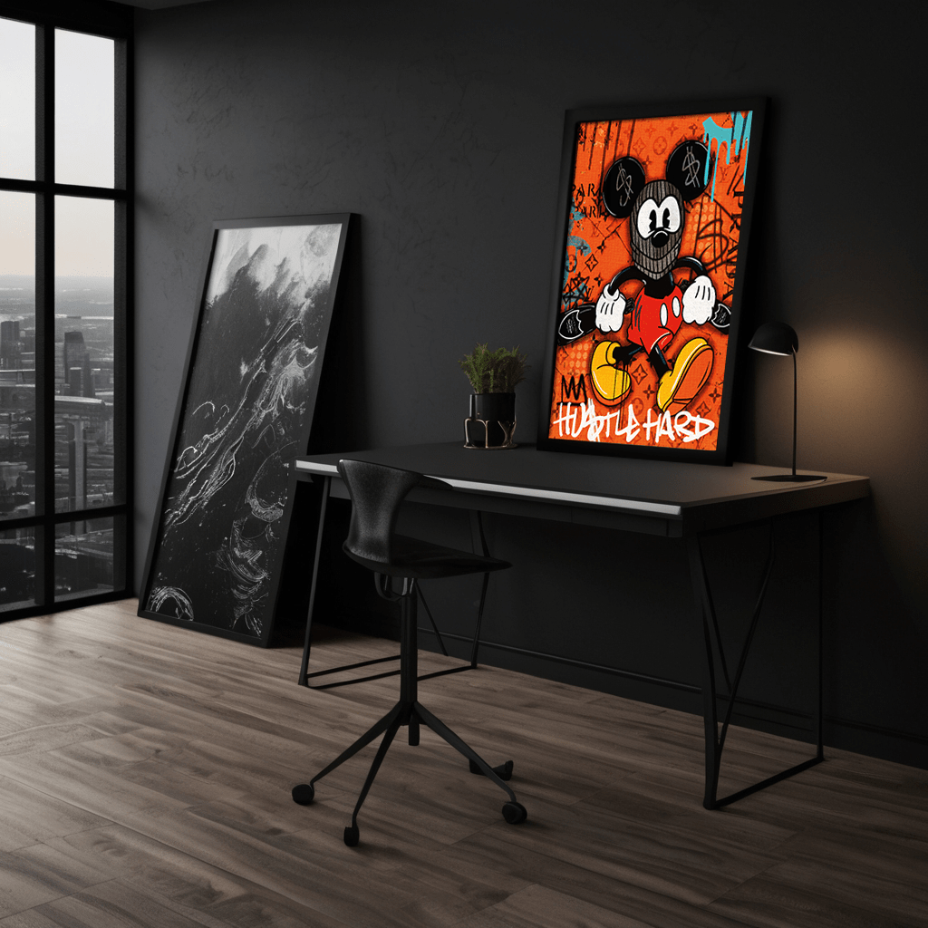 Mickey the thief - Leinwandbild Pop Art / Motivation