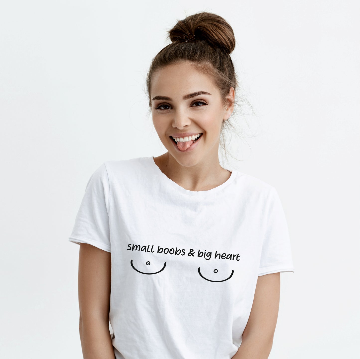 small boobs & big heart - Shirt