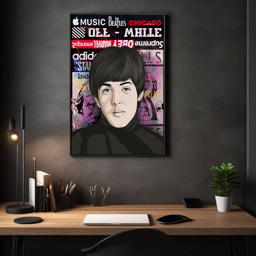 The Beatles - Leinwandbild Pop Art