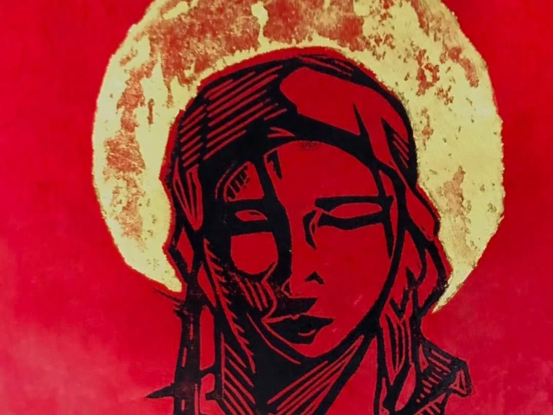 Heilige Maria Print