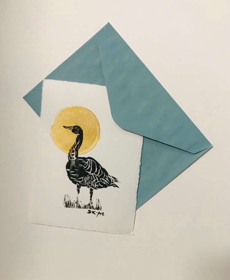 Linoldruck und Umschlag