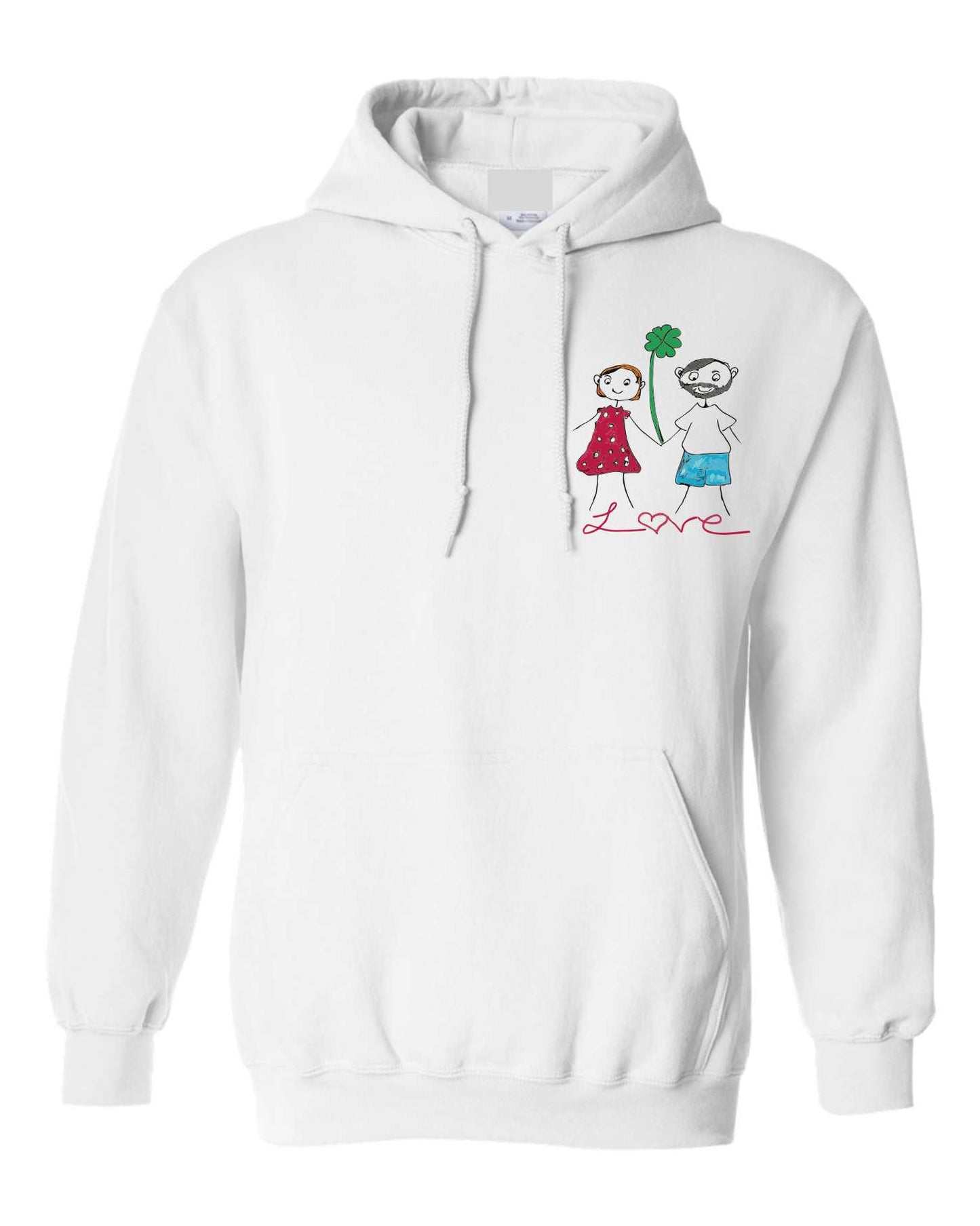 personalisierte Love Shirts und Hoody´s mit Strichmännchen Pefekt für den Valentinstag