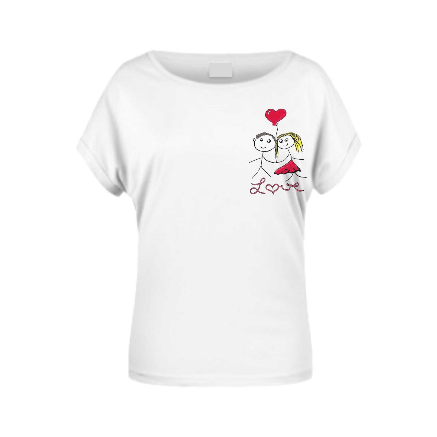 personalisierte Love Shirts und Hoody´s mit Strichmännchen Pefekt für den Valentinstag