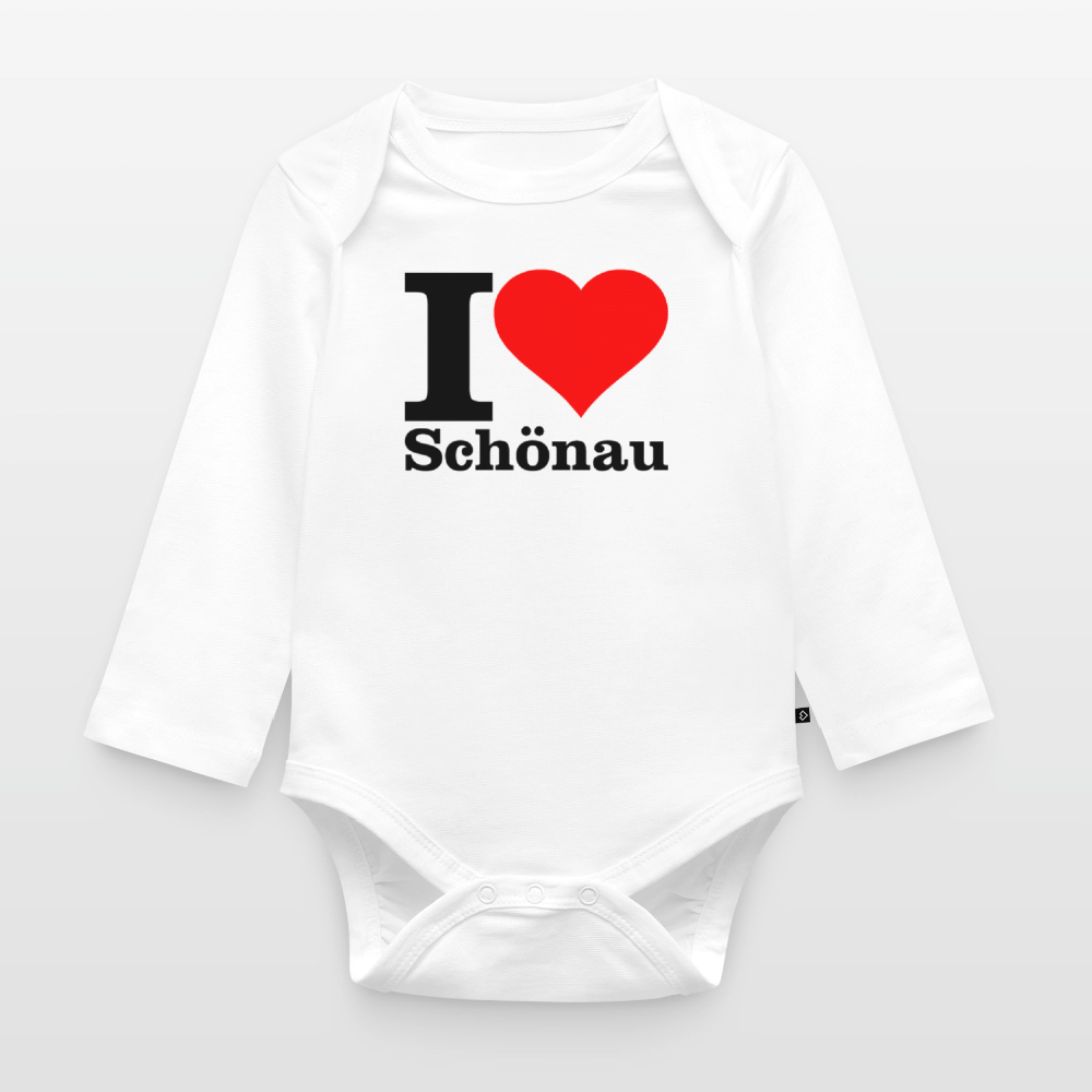 Baby Bio-Langarm-Body - Weiß