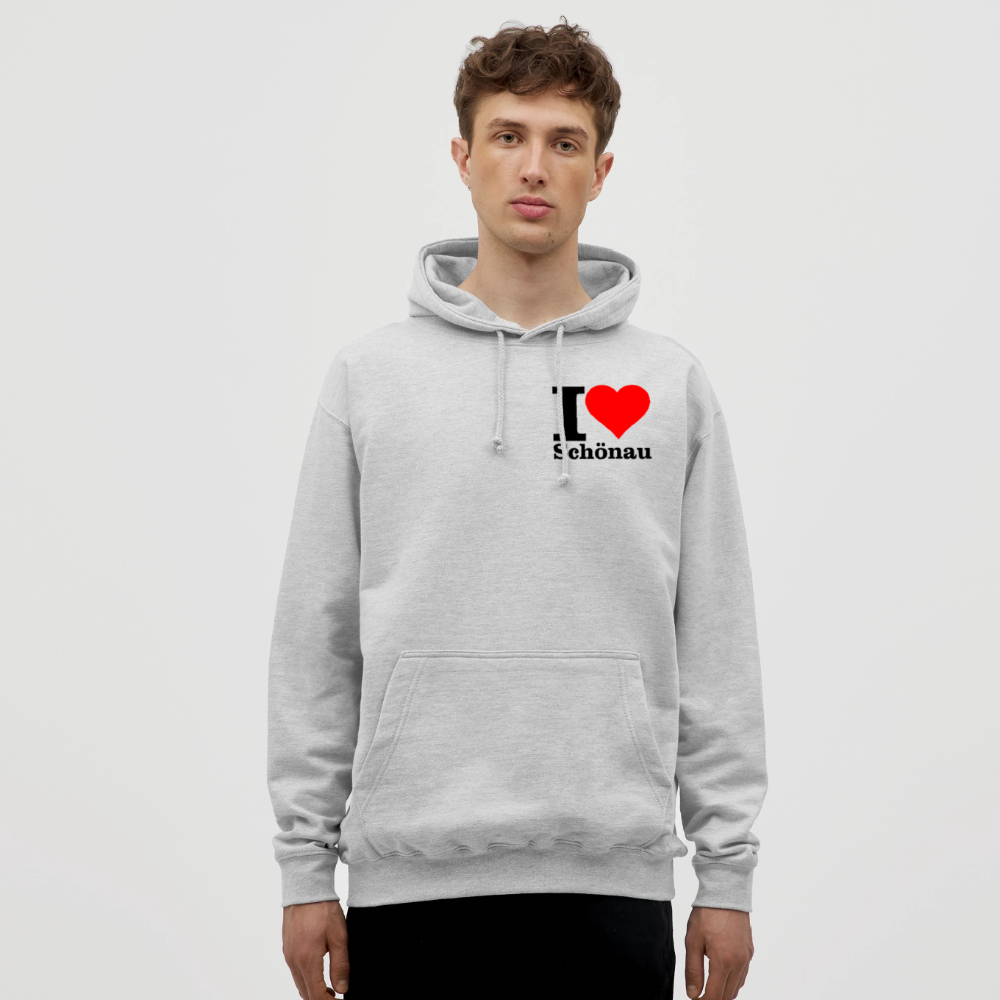 Unisex Hoodie - Hellgrau meliert