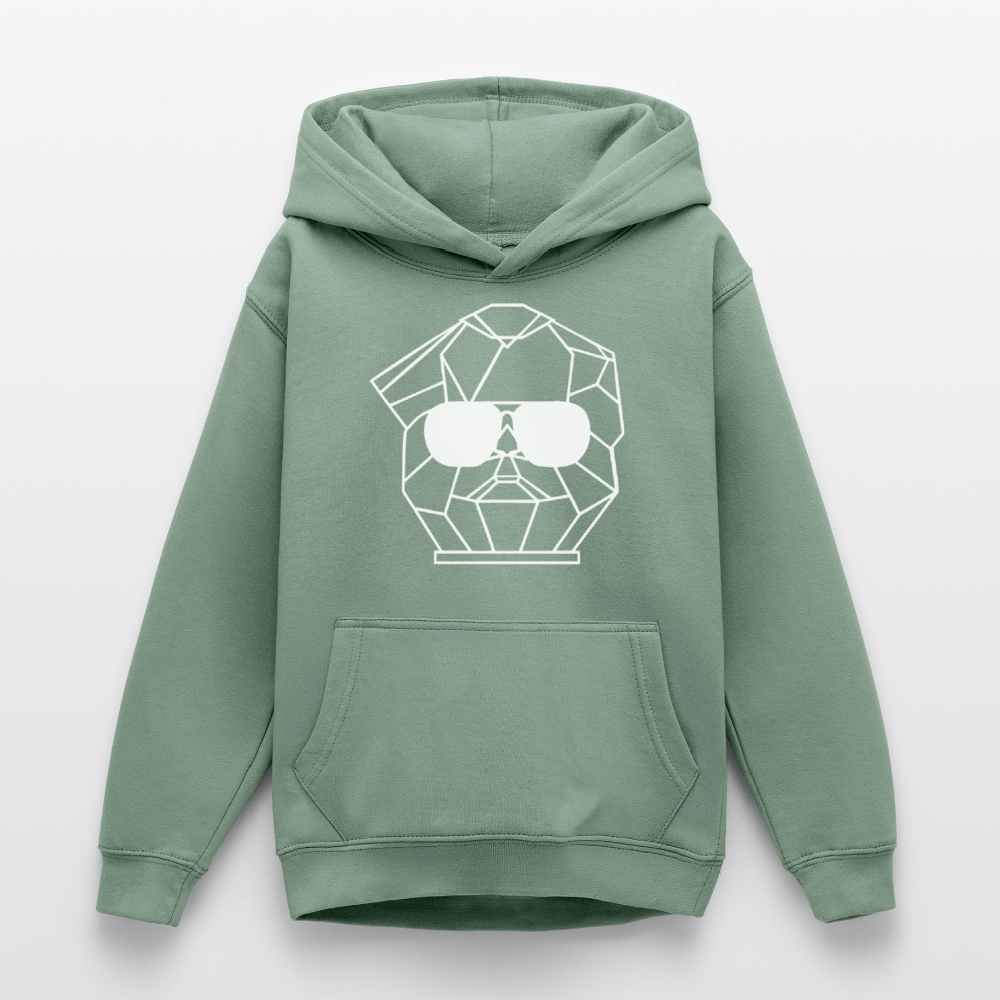 Teenager Hoodie - Graugrün