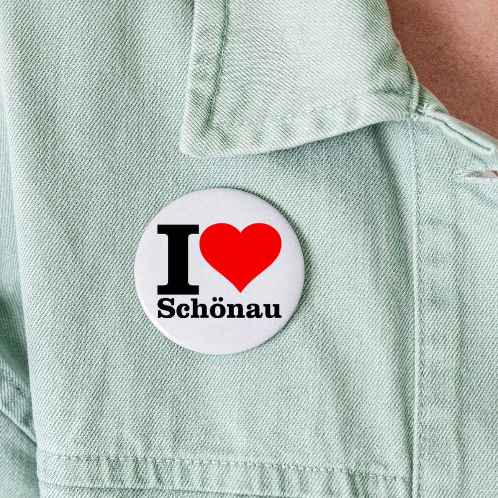 Buttons groß 56 mm (5er Pack) - Weiß