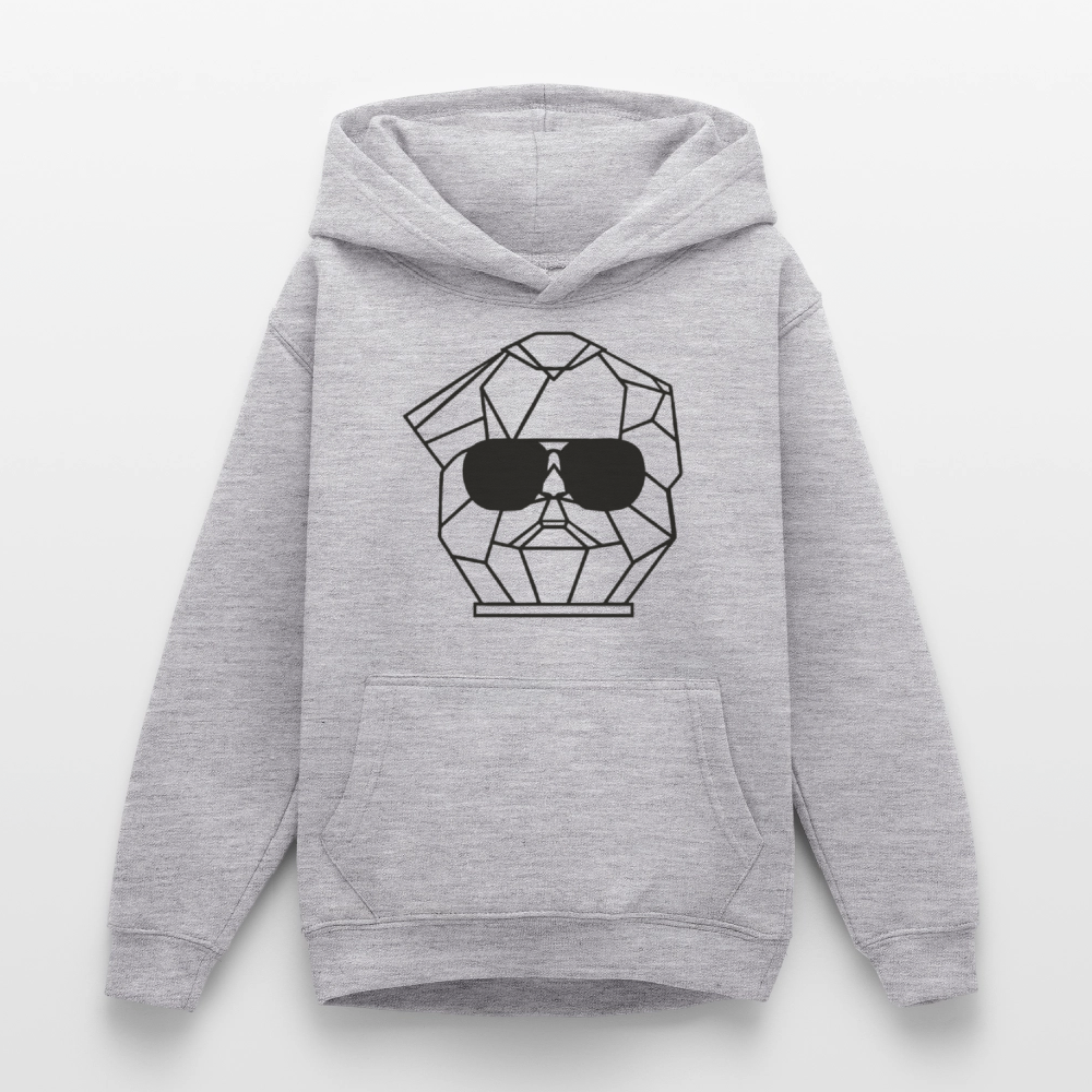 Teenager Hoodie - Hellgrau meliert