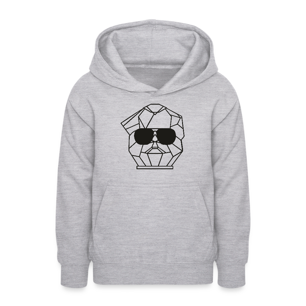 Teenager Hoodie - Hellgrau meliert