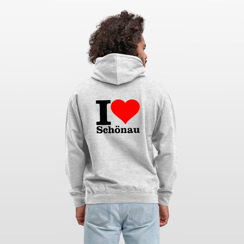 Unisex Hoodie - Hellgrau meliert