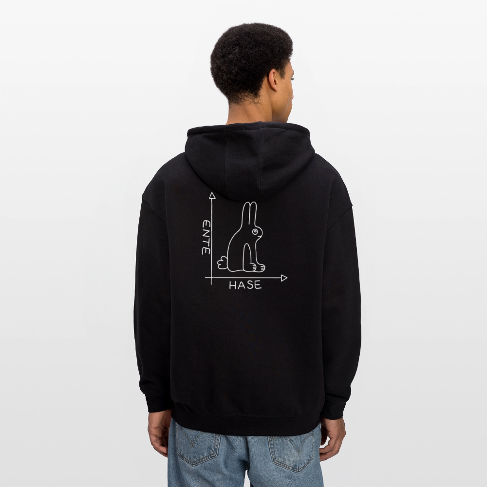 Oversized Unisex Hoodie - Schwarz