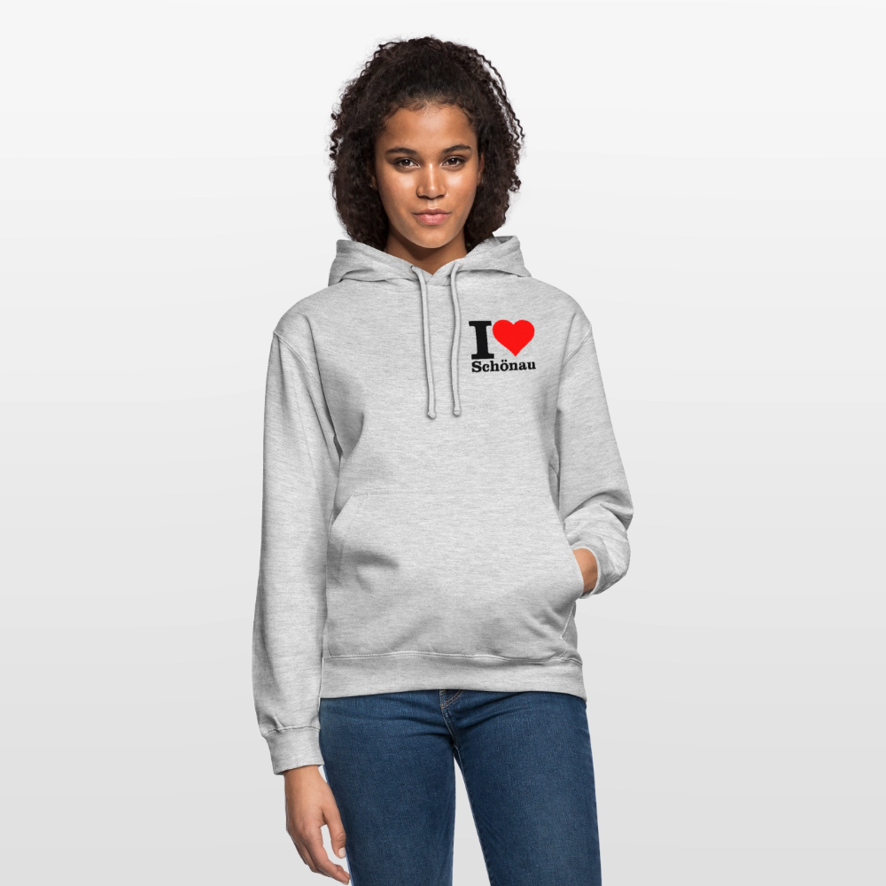 Unisex Hoodie - Hellgrau meliert