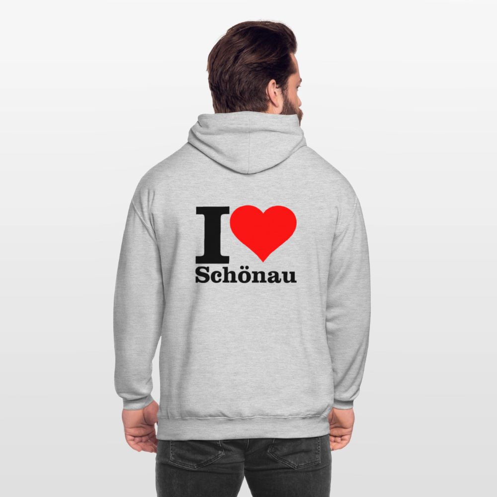 Unisex Hoodie - Hellgrau meliert