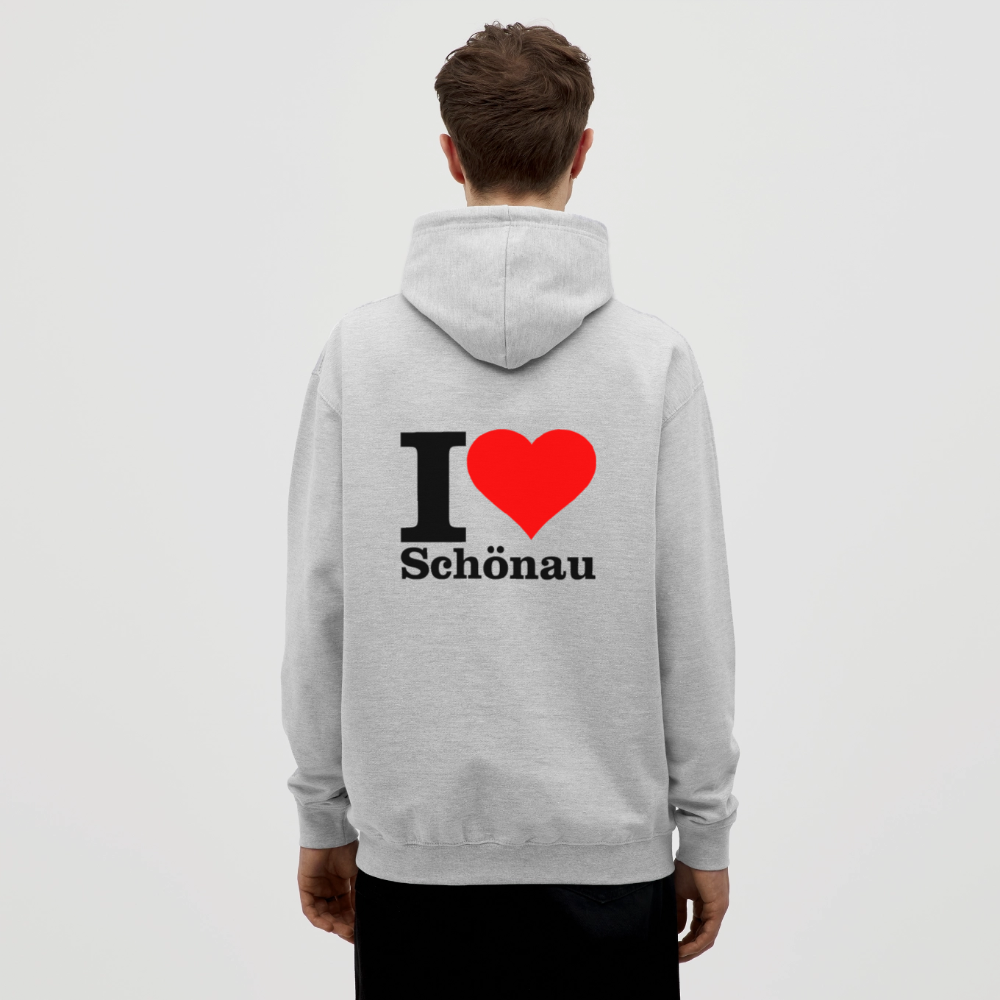 Unisex Hoodie - Hellgrau meliert