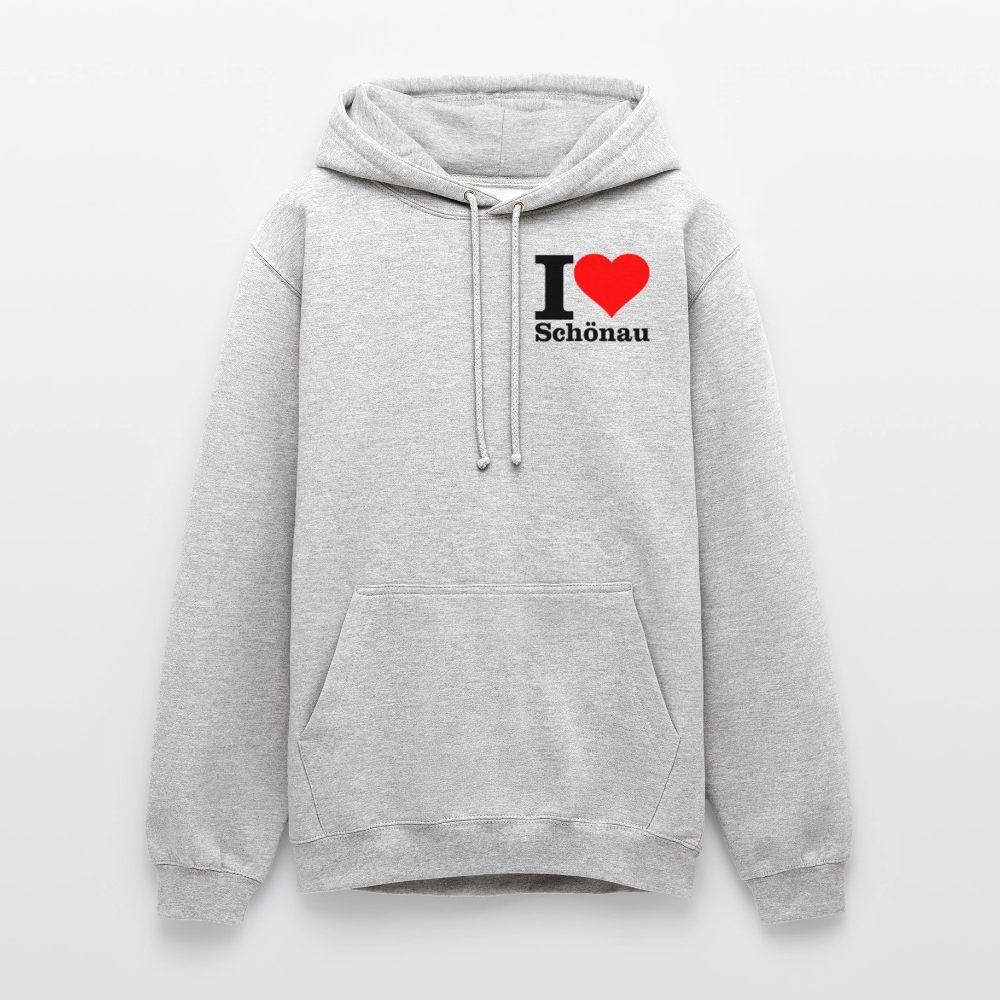 Unisex Hoodie - Hellgrau meliert