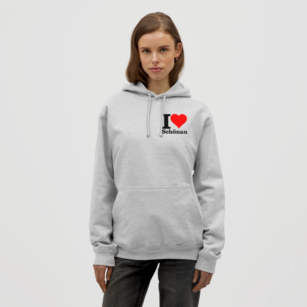 Unisex Hoodie - Hellgrau meliert