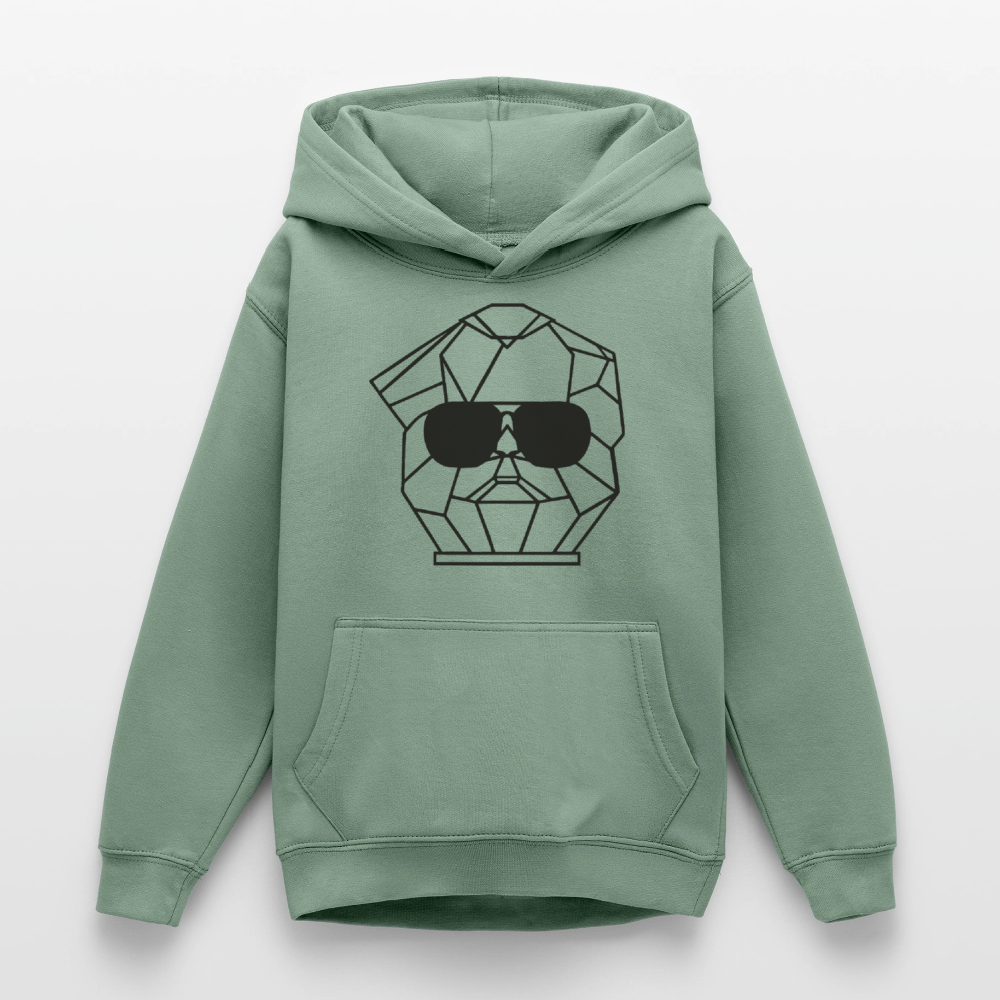 Teenager Hoodie - Graugrün