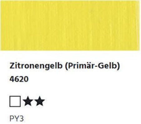 LUKAS CRYL Studio - 4620 Zitronengelb (Primär-Gelb) (125/250/500ml)