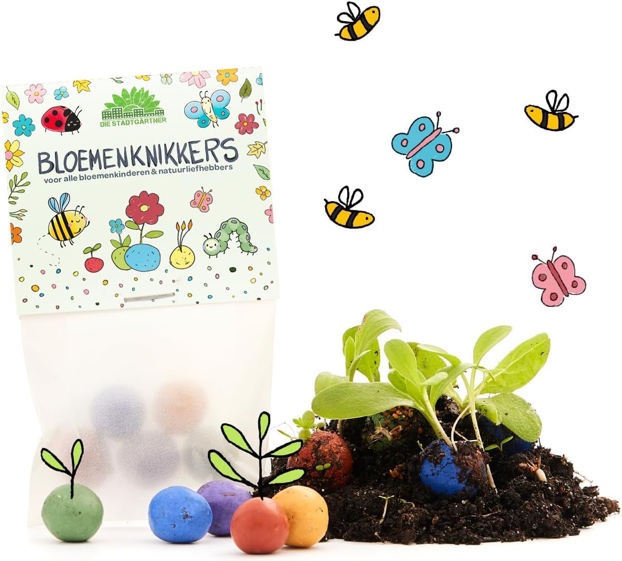 Bloemenknikkers Uitdeelcadeautje