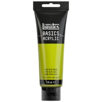 LIQUITEX Basics ACRYL - 218 Olivgrün Hell (118ml)