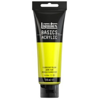 LIQUITEX Basics ACRYL - 981 Gelb Fluoreszent (118ml)