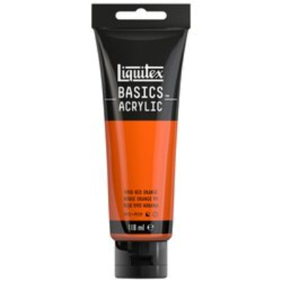 LIQUITEX Basics ACRYL - 620 Rotorange Lebendig (118ml)