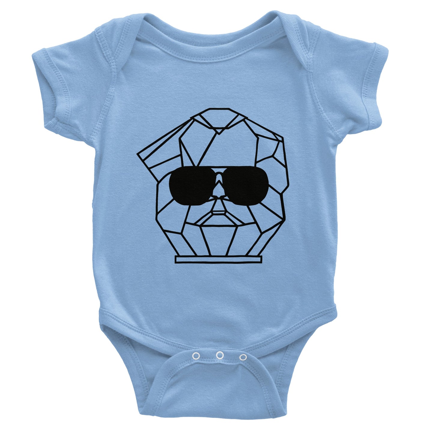 Klassischer kurzärmeliger Baby-Strampler