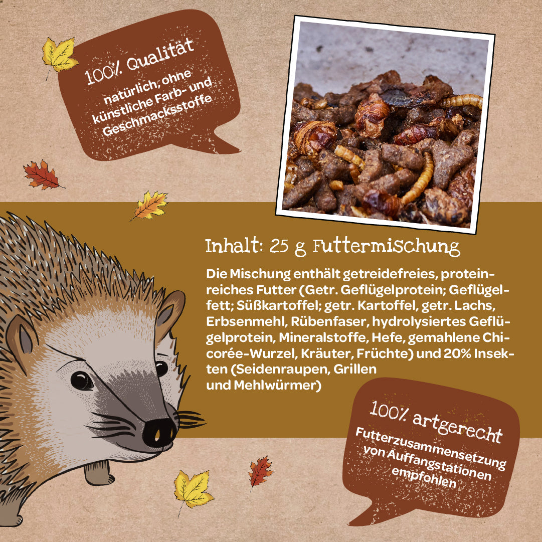 Kleine Mahlzeit – Igelfutter