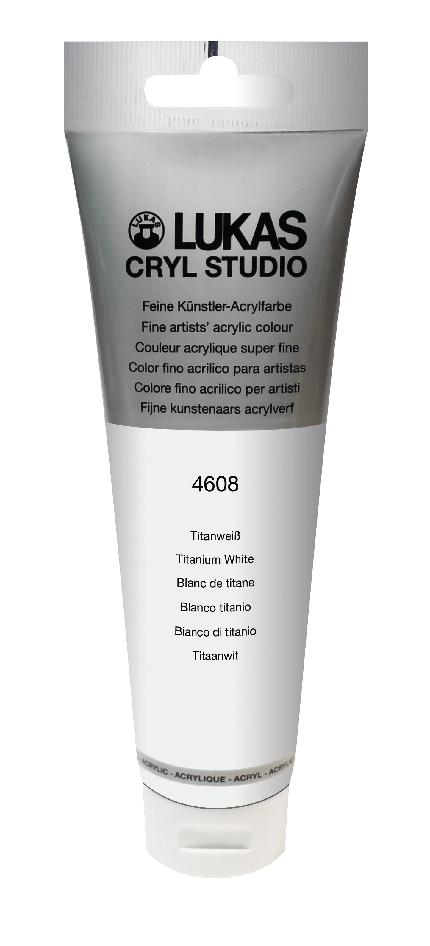 LUKAS CRYL Studio - 4608 Titanweiß (125/250/500ml)