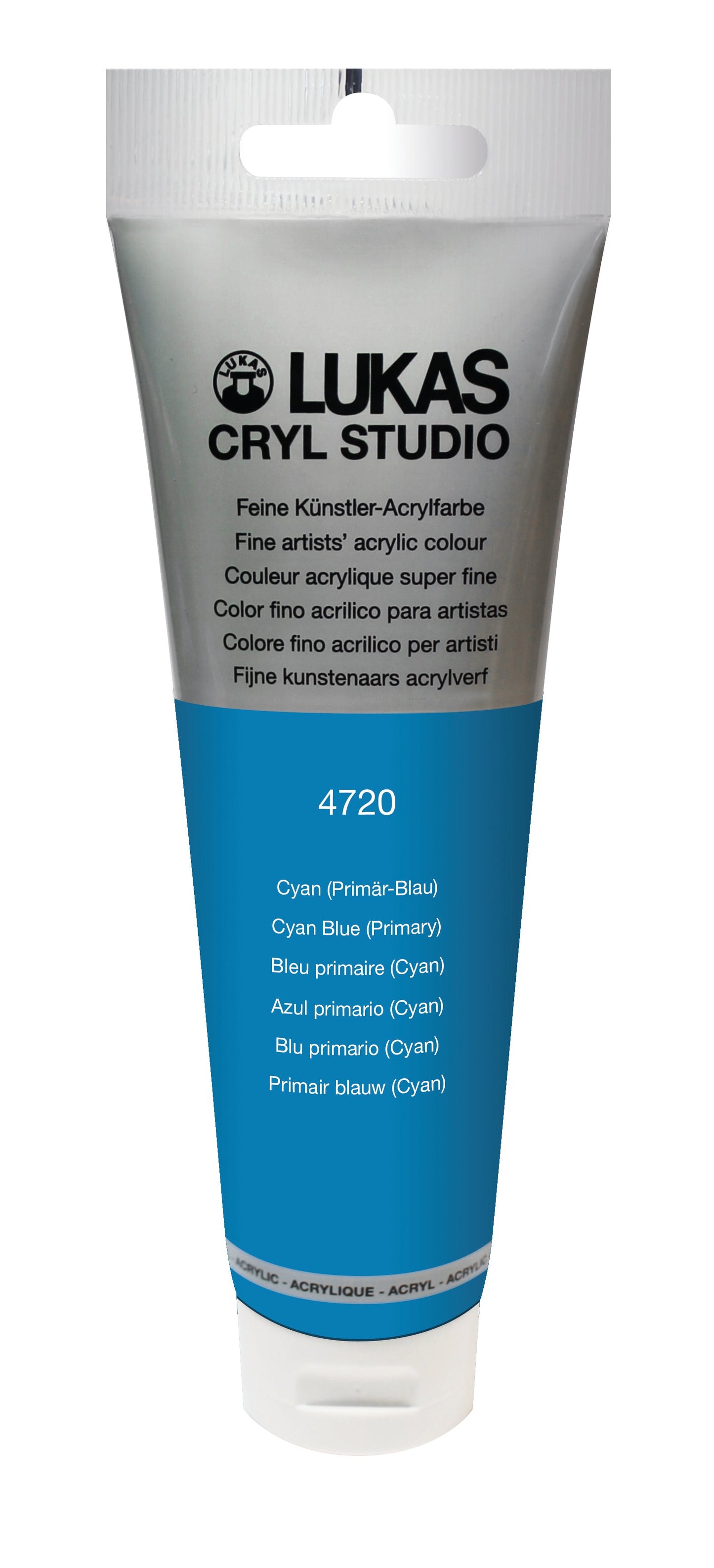 LUKAS CRYL Studio - 4720 Cyan (Primär-Blau) (125/250ml)