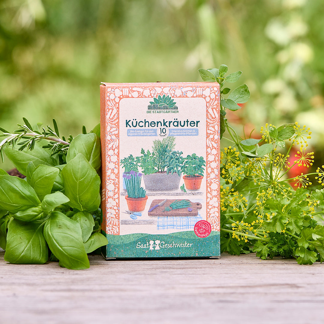 BIO-Saatgut-Set "Küchenkräuter"
