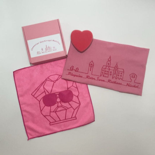 Chemnitzer Mädchen Spül-Set – Sauberkeit mit Stil und ganz viel Pink