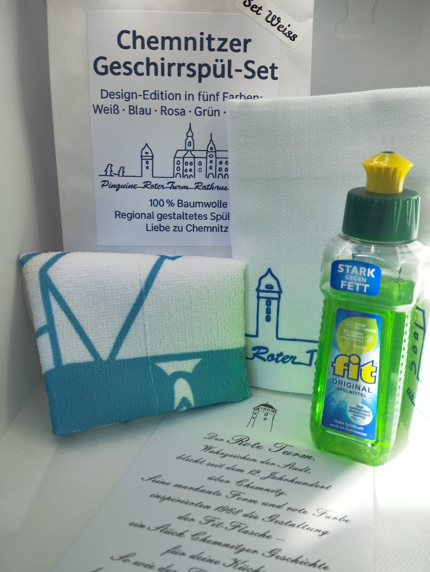 Chemnitzer Geschirr-Spülset - bringt frischen Schwung in die Küche!